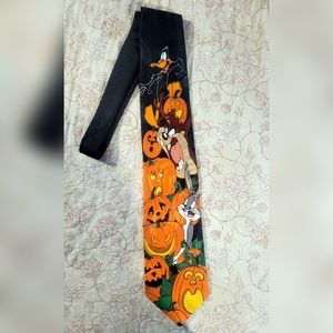 Vintage Halloween Looney Tunes Tie 1996